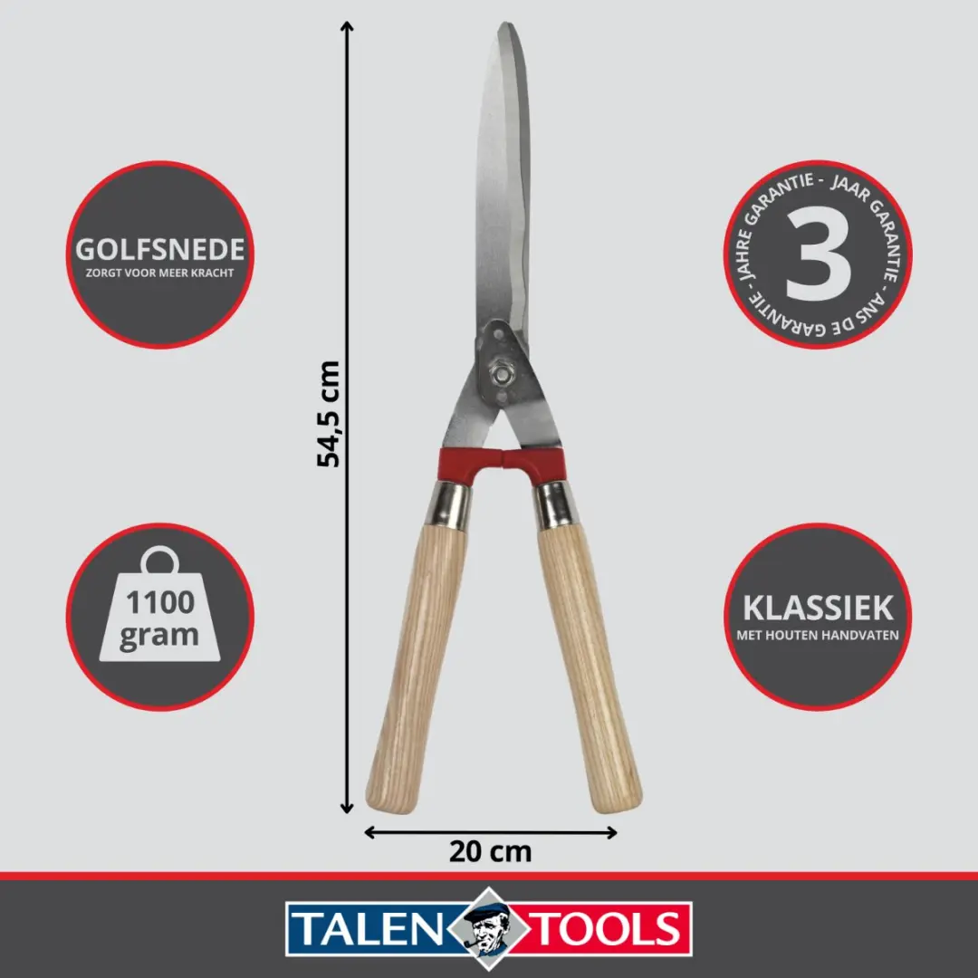 Talen Tools Heggenschaar Golfsnede 54cm