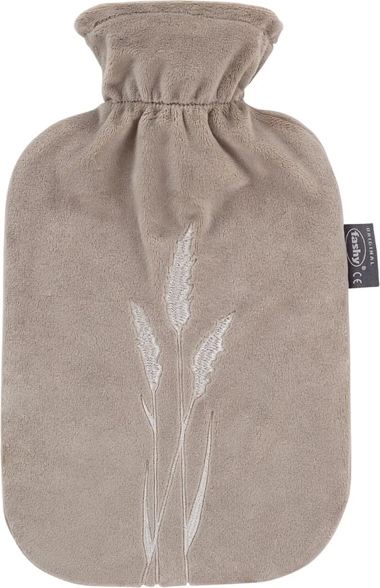 Fashy Velours Warmwaterkruik - Taupe