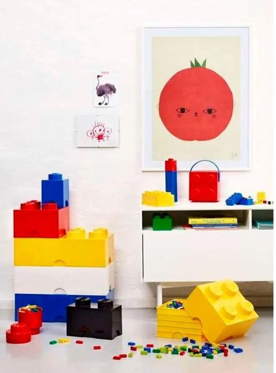 LEGO Brick Opbergbox - 4 Stuks Gemengd - afbeelding 6 van 6