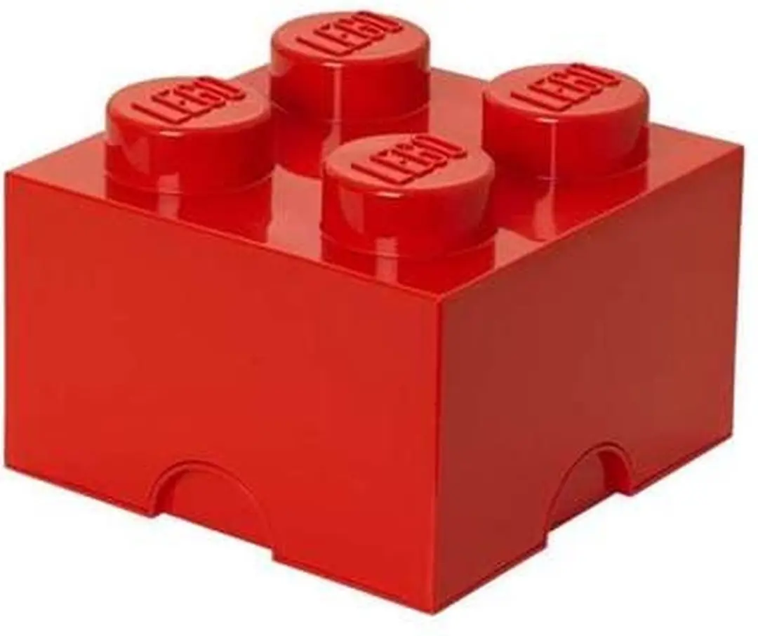 LEGO Brick Opbergbox - 4 Stuks Gemengd