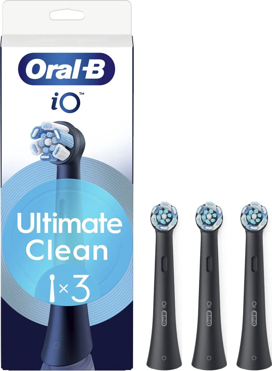 Oral-B iO 80782581 Tandenborstel - 3 Stuks - Zwart