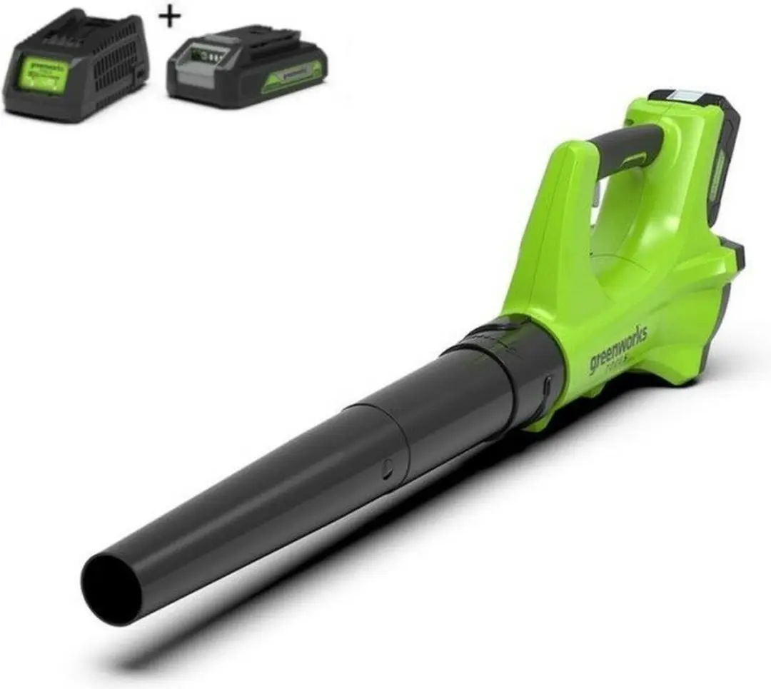 Greenworks G24ABK2 Bladblazer 24V - 145 km/h