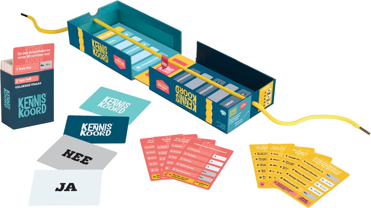 Goliath KennisKoord! - Kaartspel - Trivia spel - Geschikt voor grote groepen - vanaf 12 jaar!