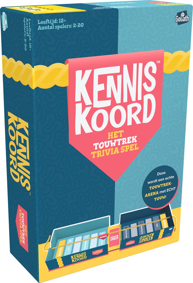 Goliath KennisKoord! - Kaartspel - Trivia spel - Geschikt voor grote groepen - vanaf 12 jaar!