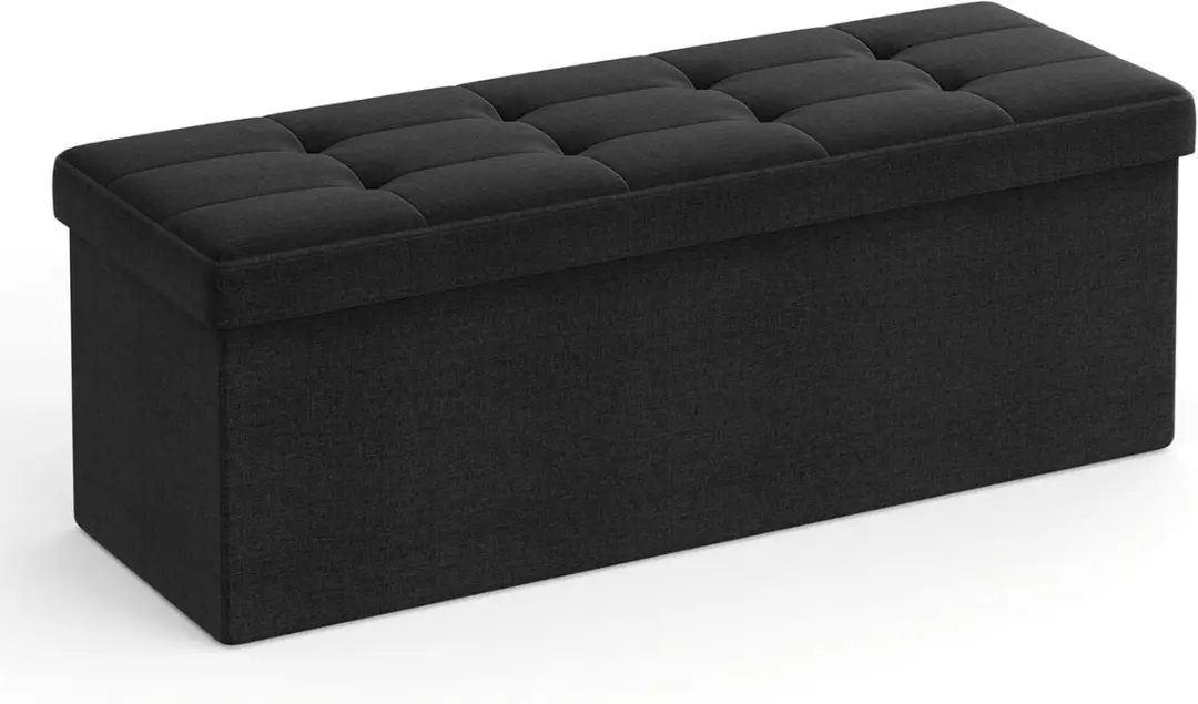Songmics Opvouwbare Opbergbox Zwart