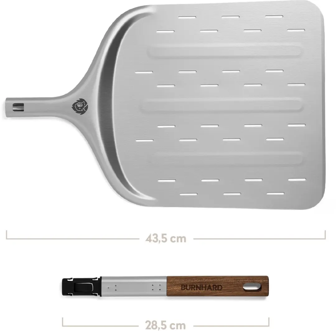 Burnhard Pizzaschep Geanodiseerd Aluminium - 29cm & 36cm