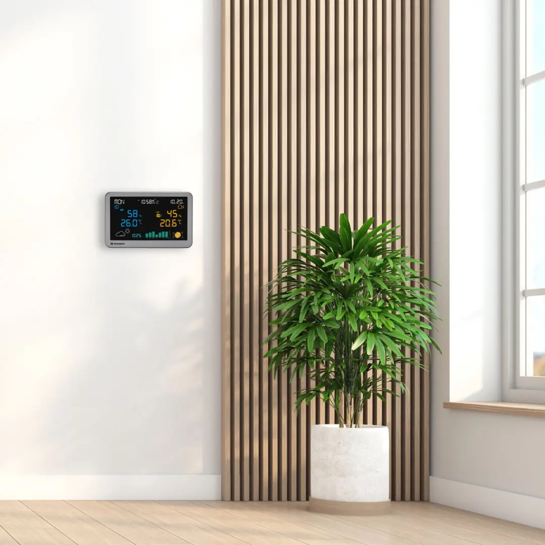 Bresser MeteoTemp TBH Thermo-/Hygrometer - Antraciet