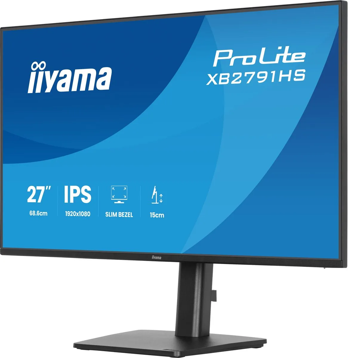 iiyama ProLite XB2791HS-B1 Monitor 27" Full HD IPS - Zwart