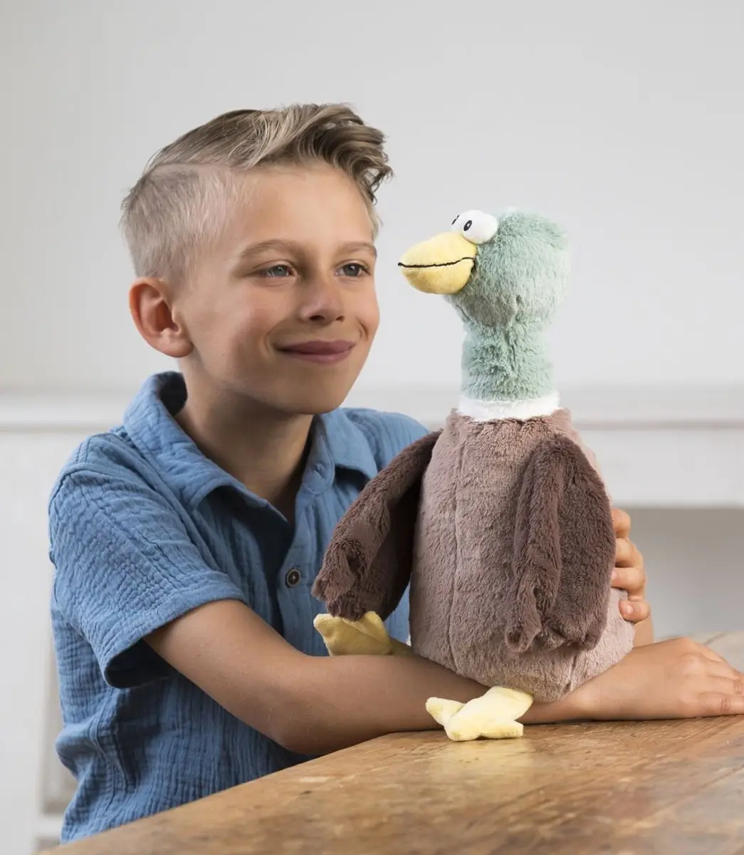 Warmies Warmteknuffel Eend - Groen