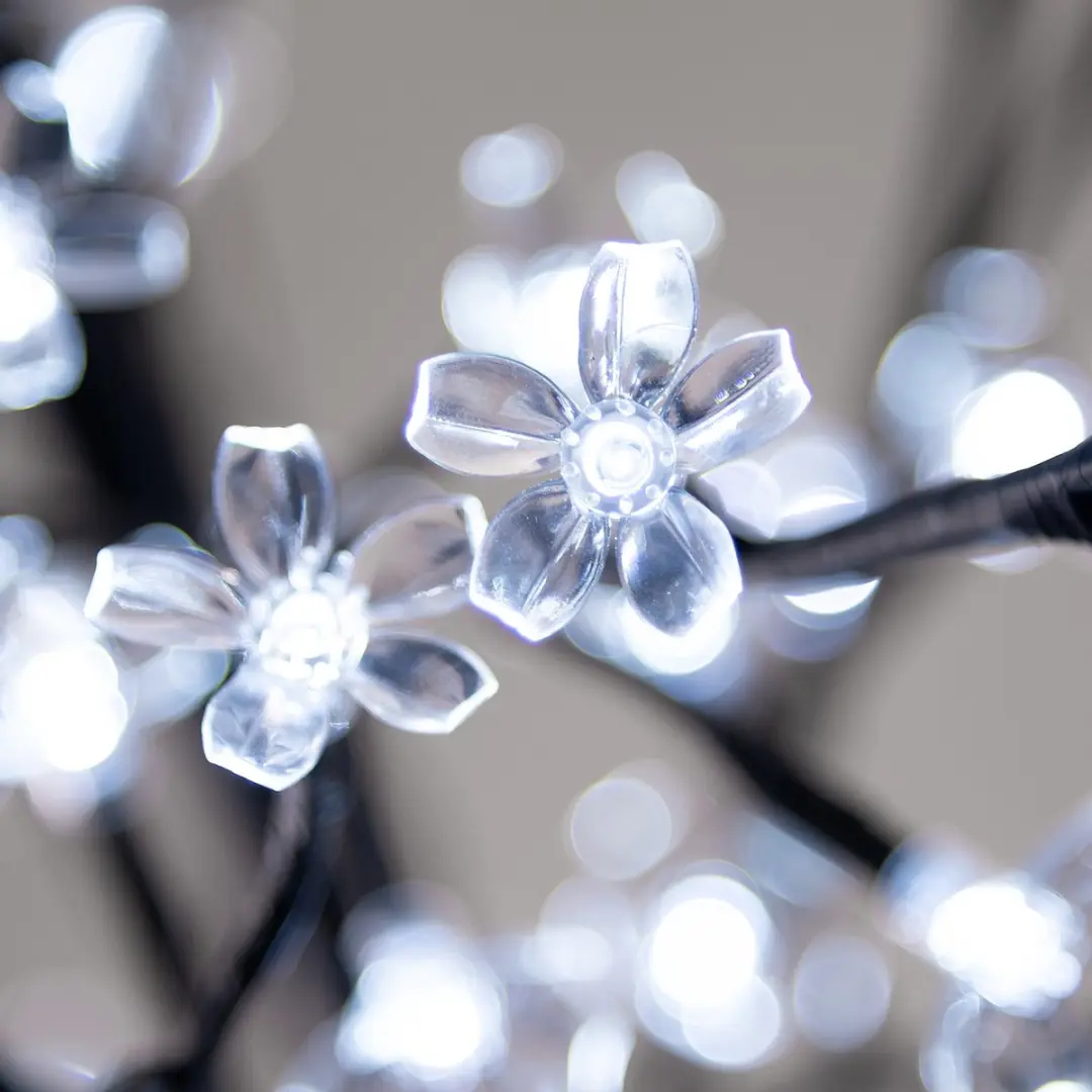 Monzana Kerstverlichting Kersenbloesemboom 220cm - 2x IP44 Koel Wit
