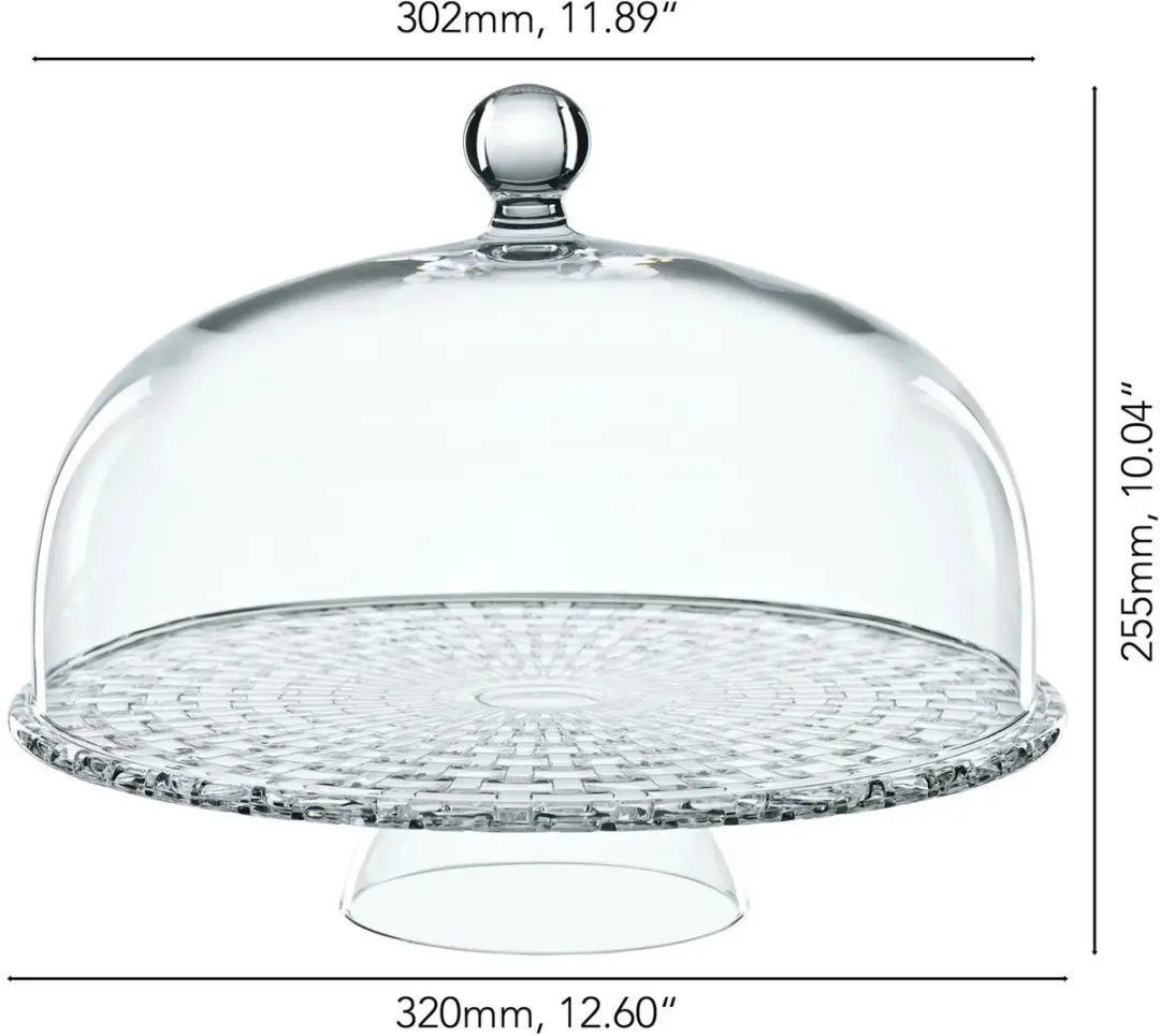 Nachtmann Bossa Nova Taartplateau met Stolp Ø32cm