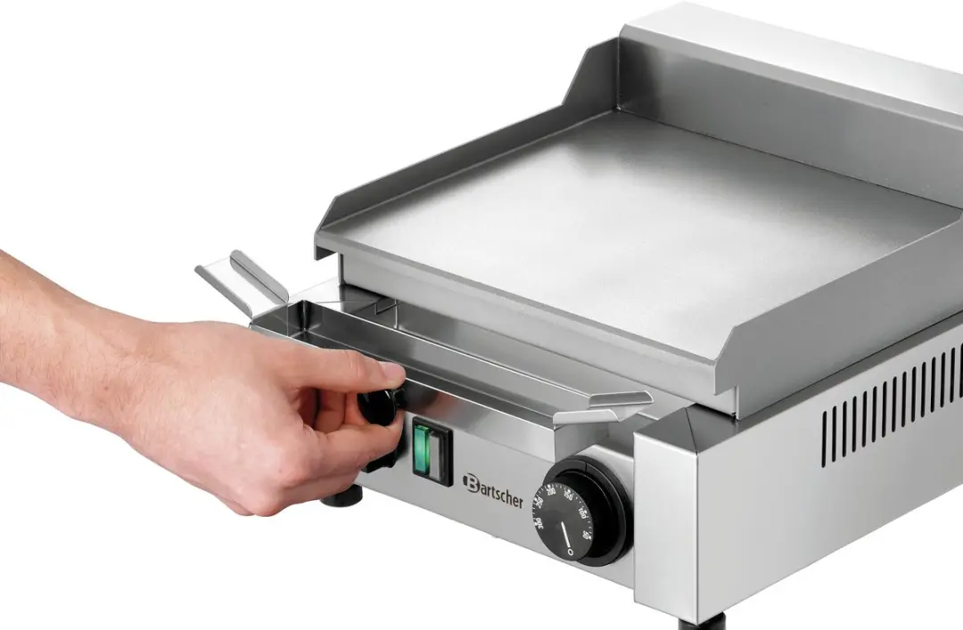 Bartscher GDP 260E-G Bakplaat 1200W - RVS