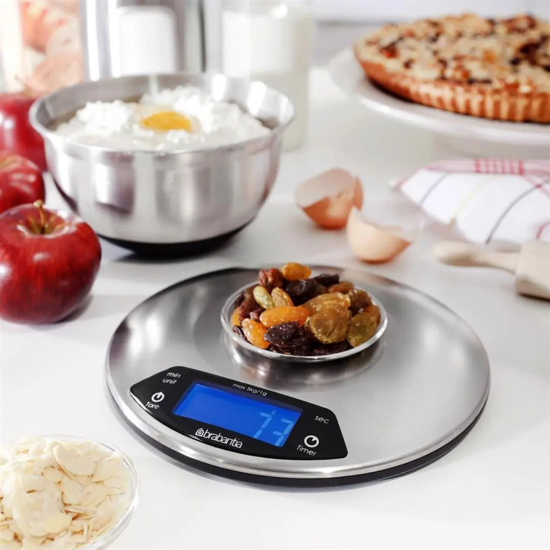 Brabantia Profile Keukenweegschaal 5kg - Matt Steel - afbeelding 5 van 6