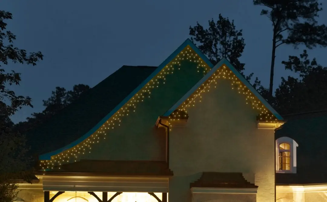 Lumineo IJspegelverlichting 7,5m - 175 LED - Goud - Knipperfunctie