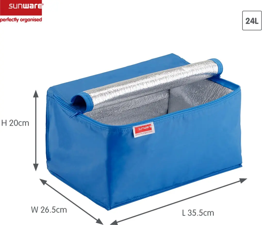 Sunware Square Koeltas 24L - Blauw