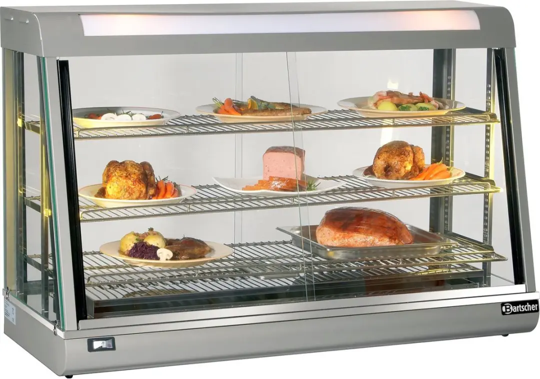Bartscher Deli III Warmhoudvitrine 373L - 1200x480x790mm Grijs