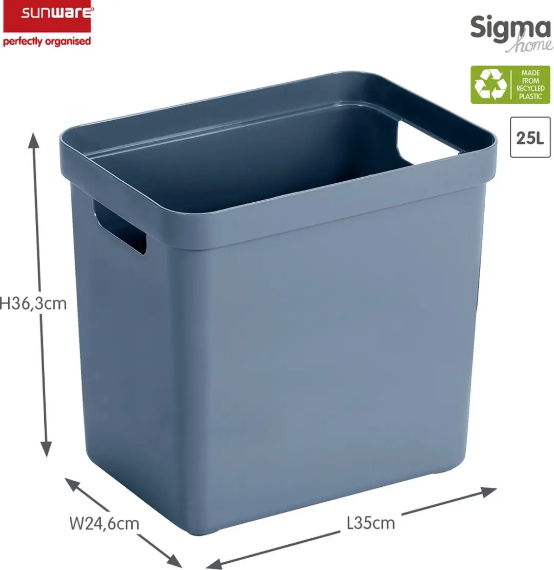 Sunware Sigma Home Opbergbox 25L - Donkerblauw