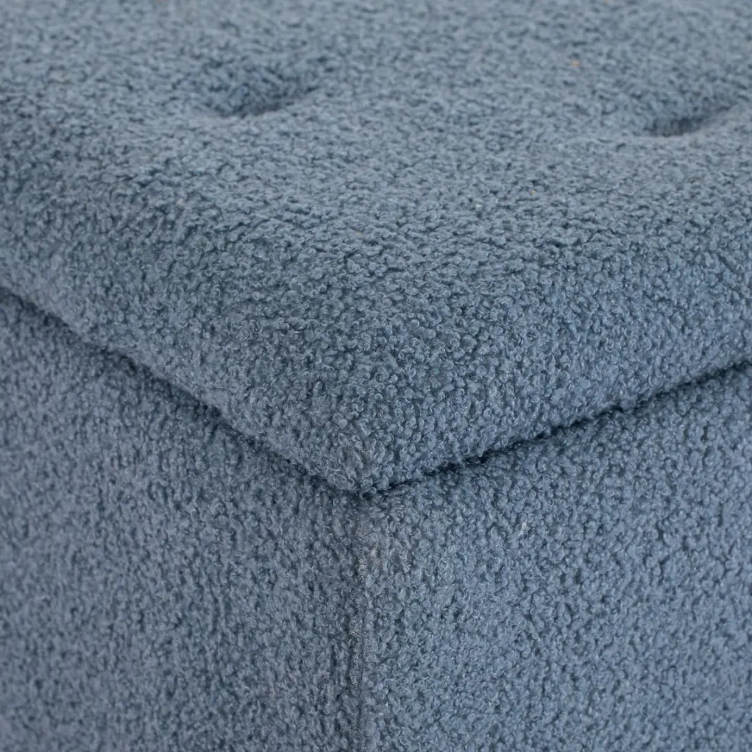 Homcom Sitzbank - 95x38x45cm - Blauw