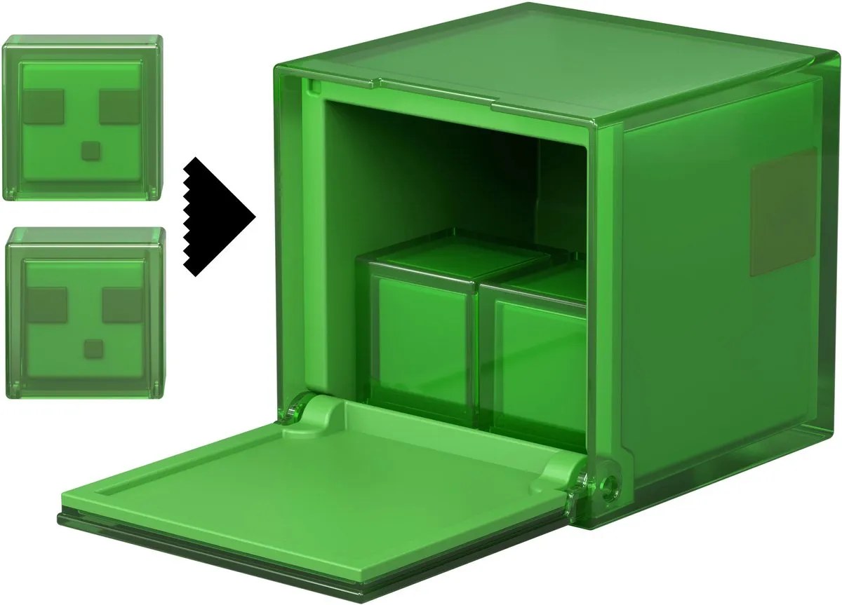 Mattel Minecraft Redstone Charged Sticky Piston Trap - Groene actiefiguur