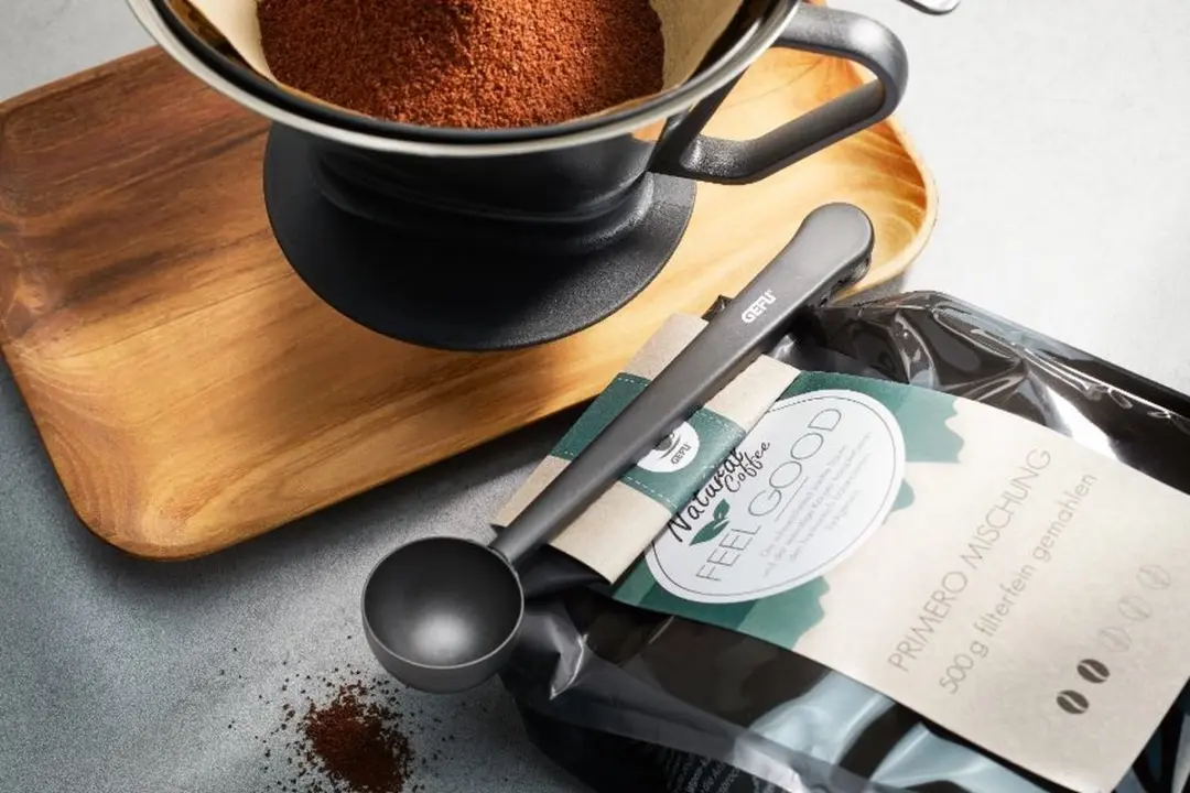 GEFU Koffiemaatlepel CLIPPO 7g - Zwart