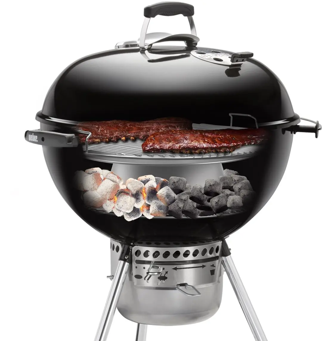 Weber Houtskoolwarmteverdeler - Chroom