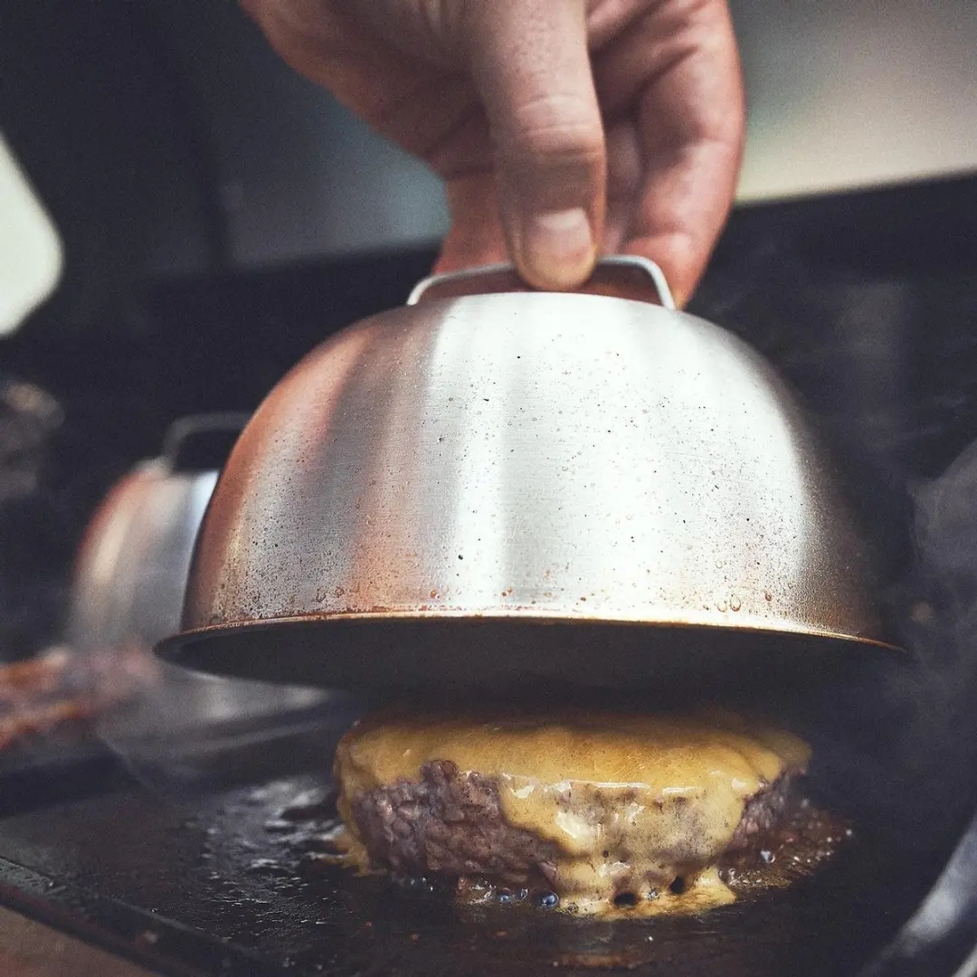 Burnhard Burger-Set RVS Smasher 6-delig - o.a. Burgerpers/Spiezen