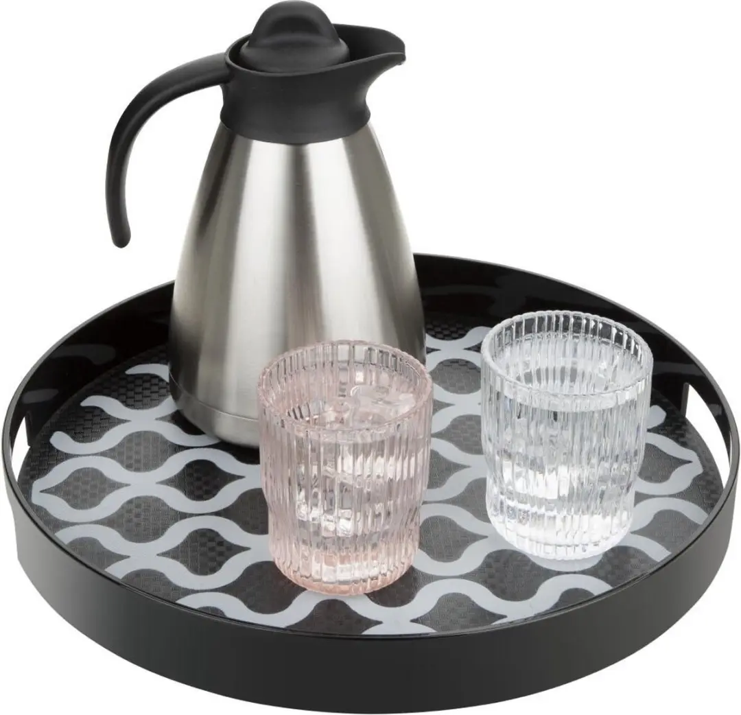 Olympia Kristallon PC Rond Antislipblad 355mm DP665 - Transparant