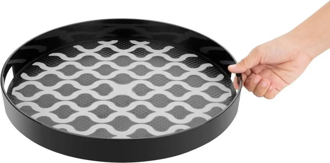 Olympia Kristallon PC Rond Antislipblad 355mm DP665 - Transparant
