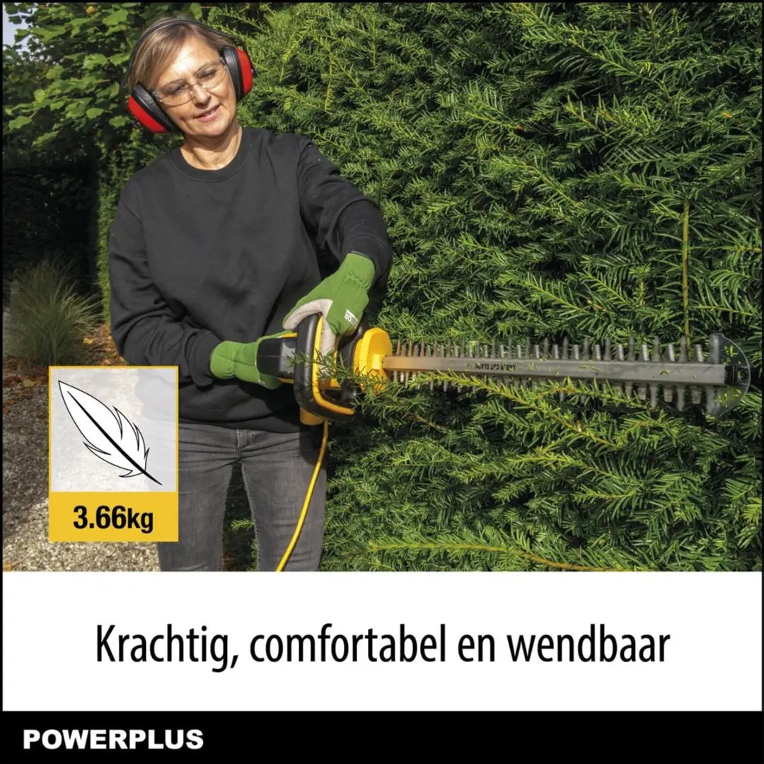 Powerplus POWXG20091 Elektrische Heggenschaar 750W - 700mm