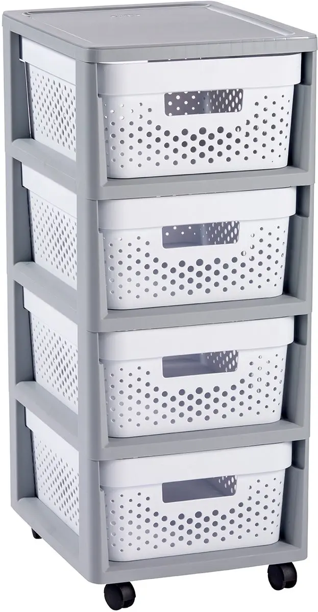 Curver Infinity Dots Ladesysteem 4x11L