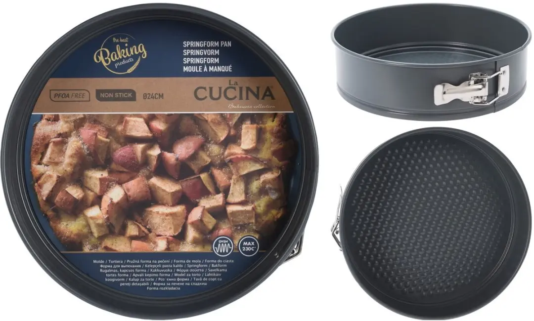 La Cucina Taartvorm 24cm - Zwart - afbeelding 5 van 6
