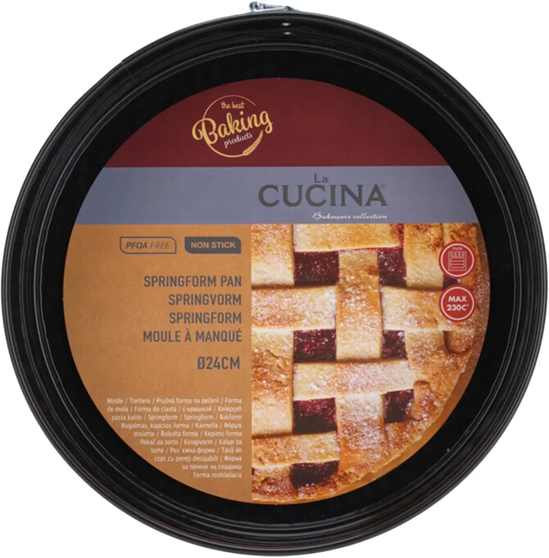 La Cucina Taartvorm 24cm - Zwart - afbeelding 2 van 6