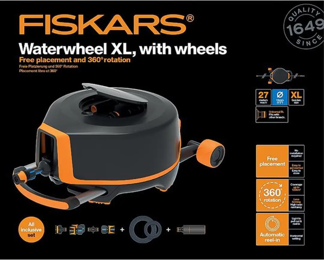 Fiskars Slanghaspel XL 20m - 13cm