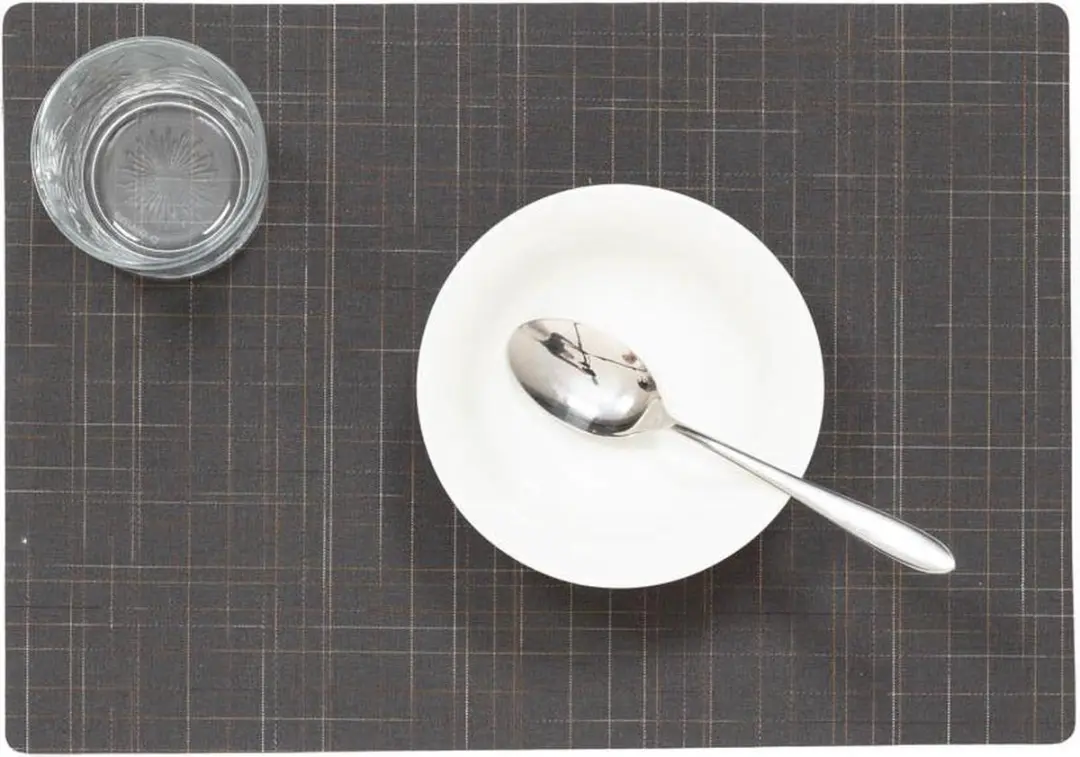 Wicotex Placemats Damero Liso - Grijs
