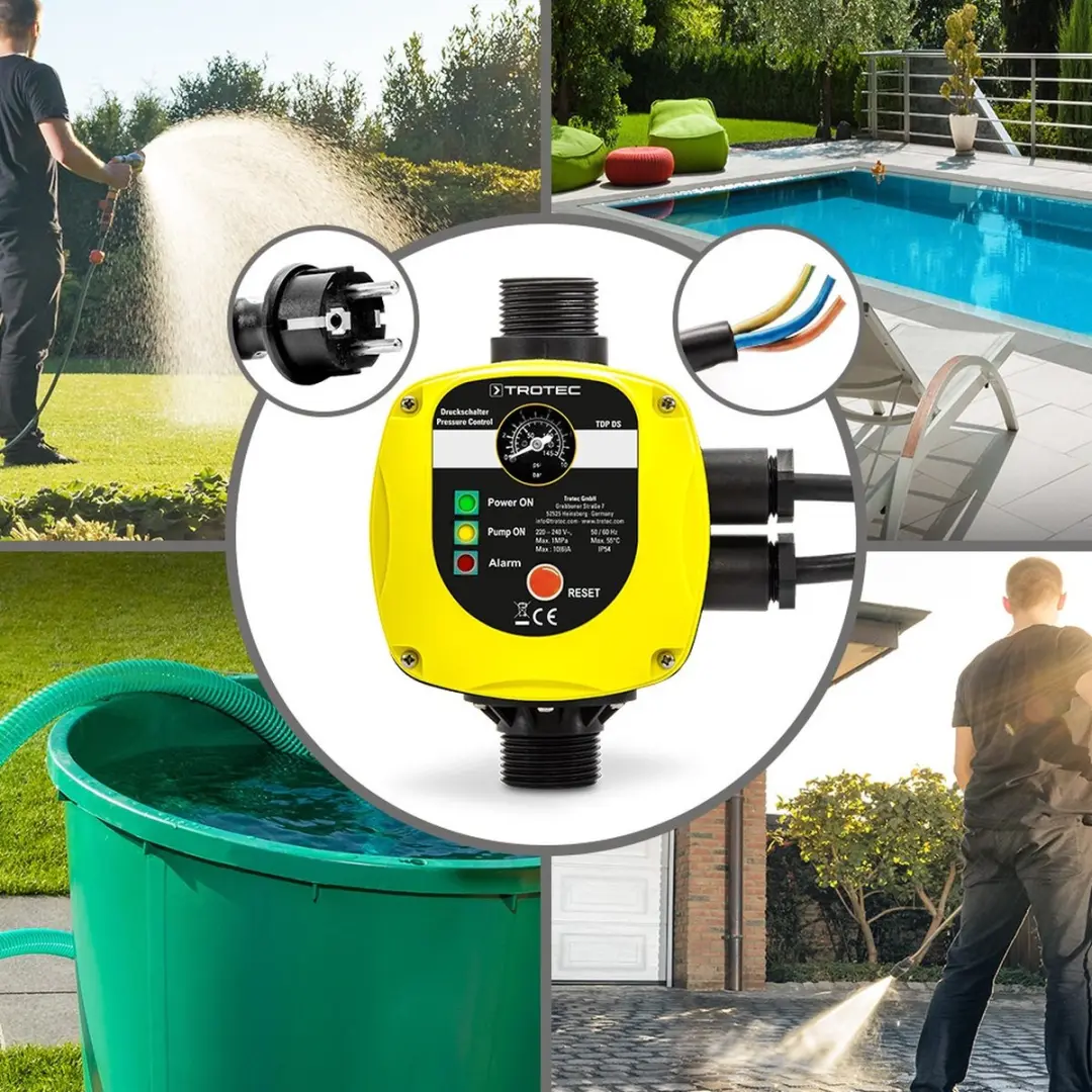 Trotec TDP DS Elektronische Drukschakelaar 1100W - 180 l/h