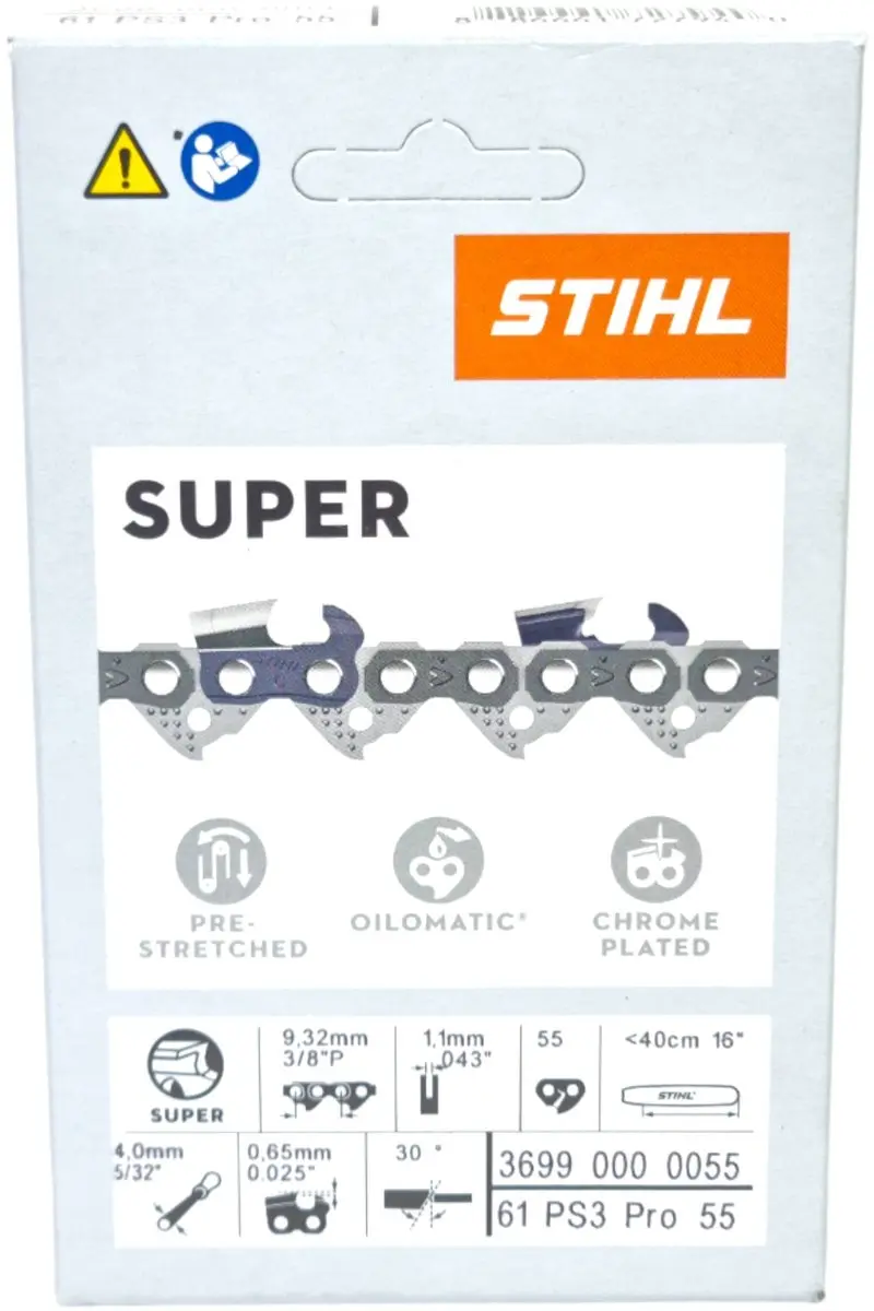Stihl Picco Super 3 Pro Zaagketting 55 TG - 1,1mm - 55 Schakels