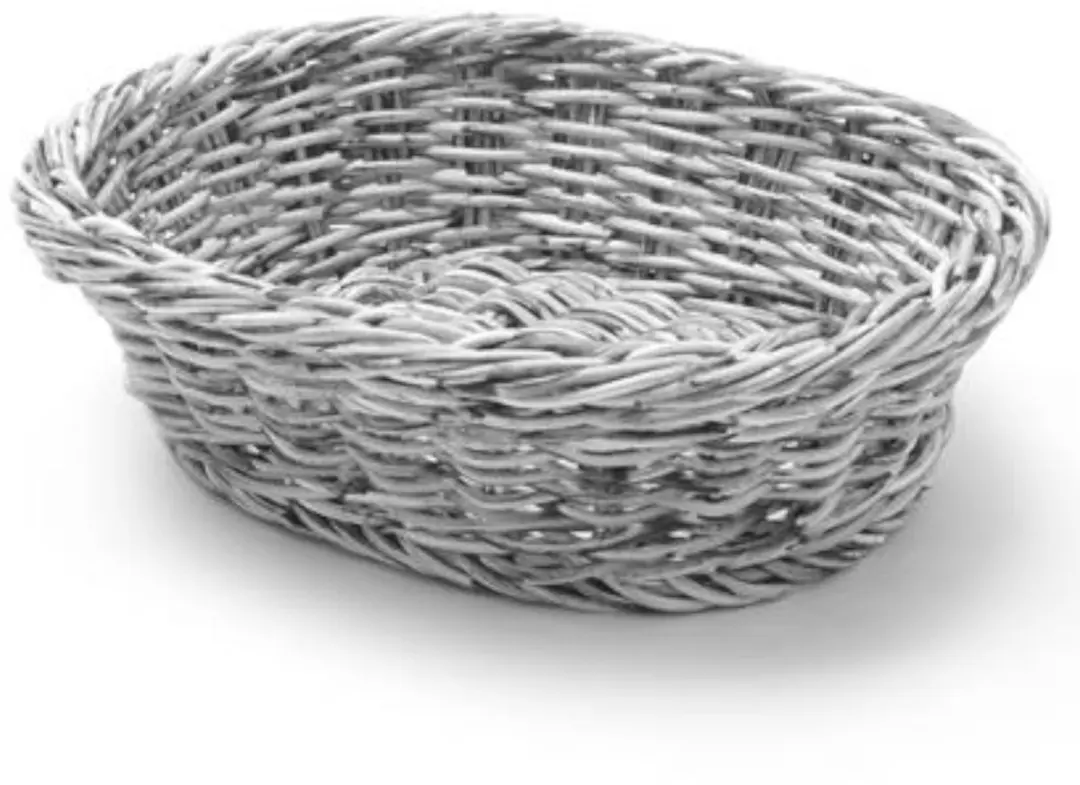 HENDI Ovale Broodmand - 250x190x65mm - Grijs