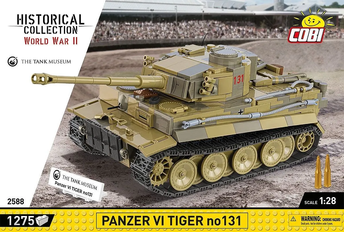 Cobi Panzer VI Tiger I Bouwset 1275-delig - Meerkleurig