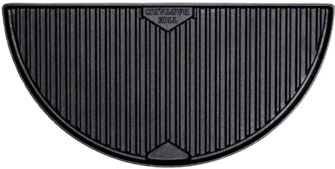 The Bastard Halve Maan BB555 Gietijzeren Grillplaat - 40 cm - Zwart