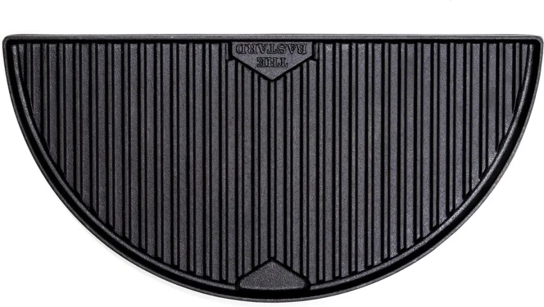 The Bastard Halve Maan BB555 Gietijzeren Grillplaat - 40 cm - Zwart