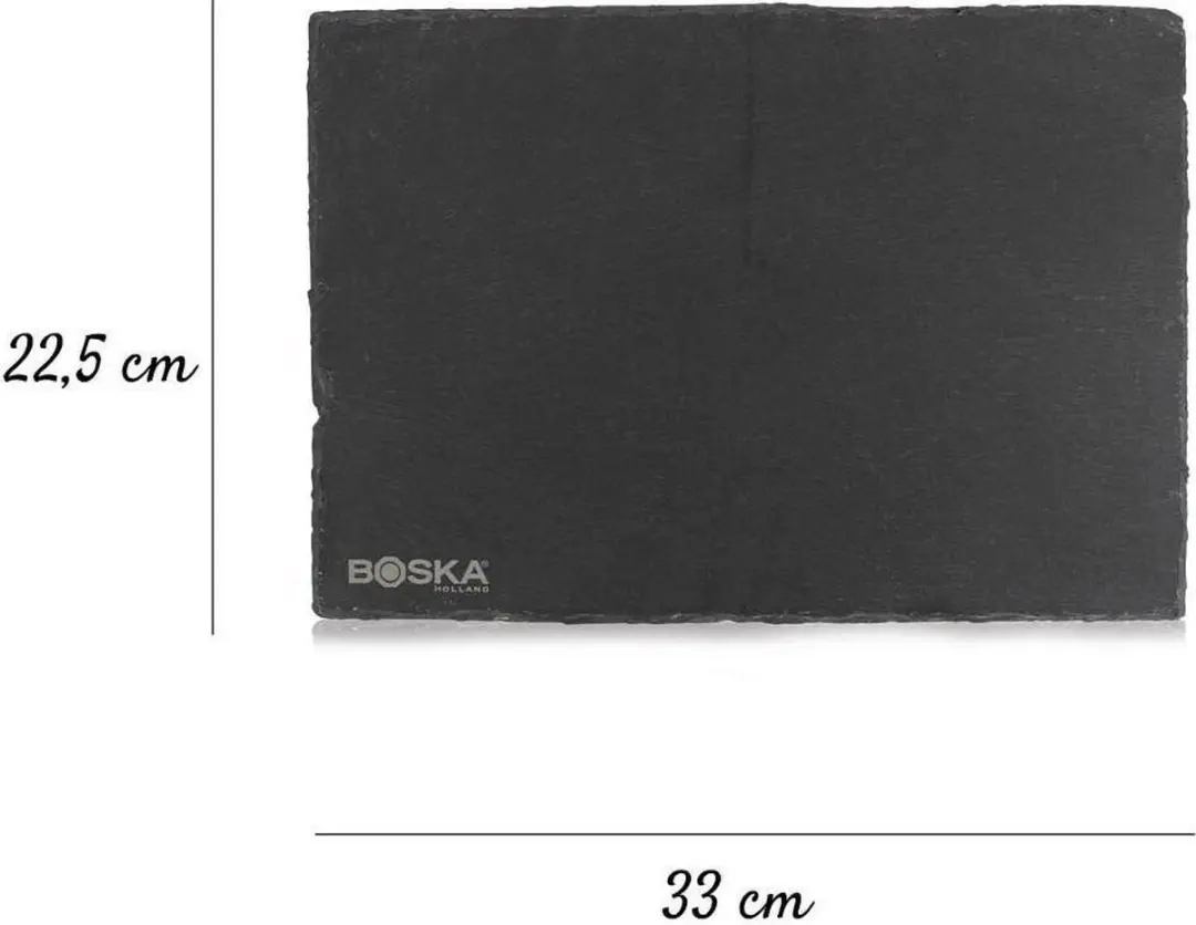 Boska Serveerplank Leisteen L 33cm - Zwart