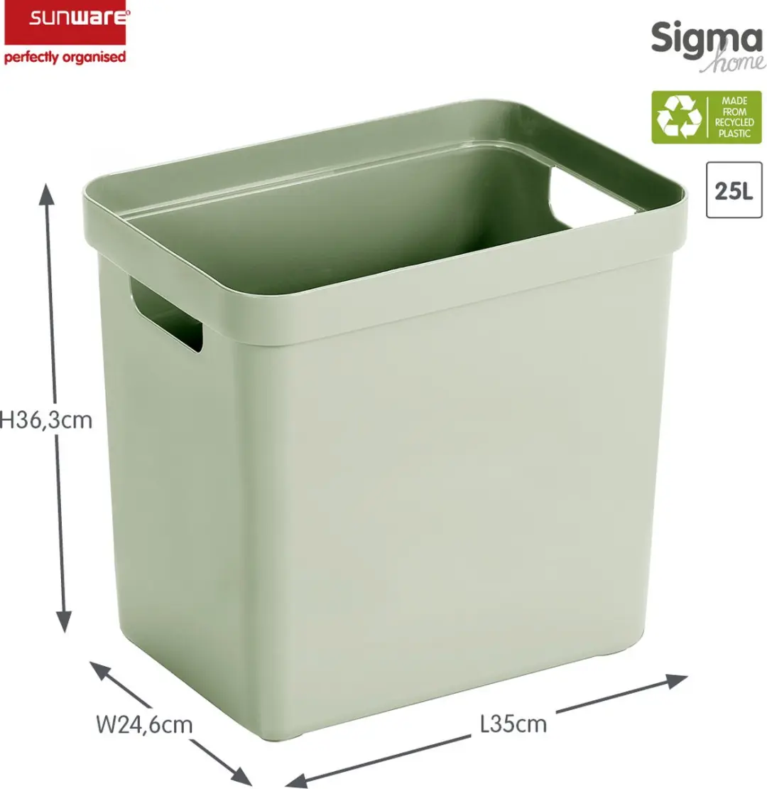 Sunware Sigma Home Opbergbox 25L - Groen