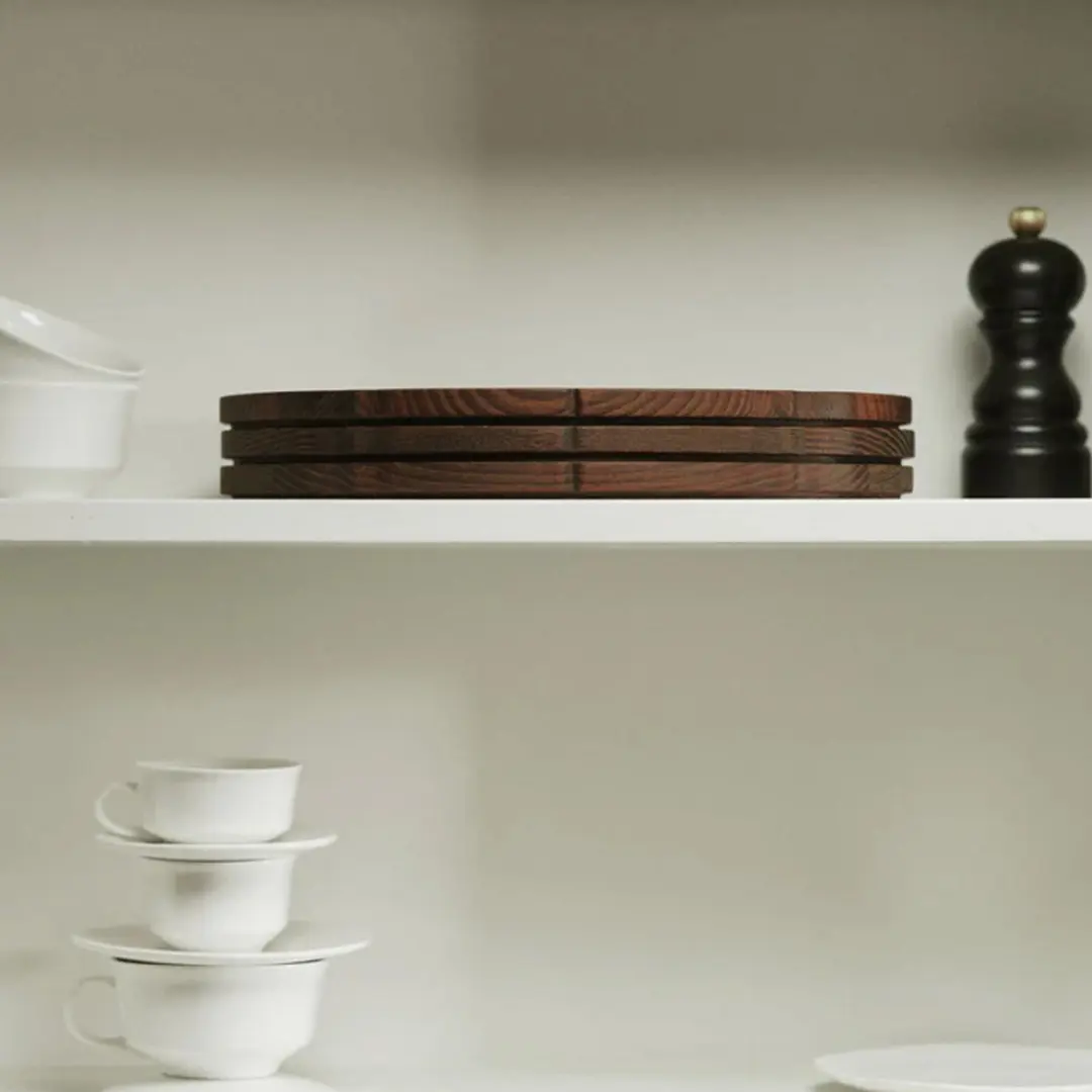 Serax Silhouette Oval Tray Sergio Herman - Bruin