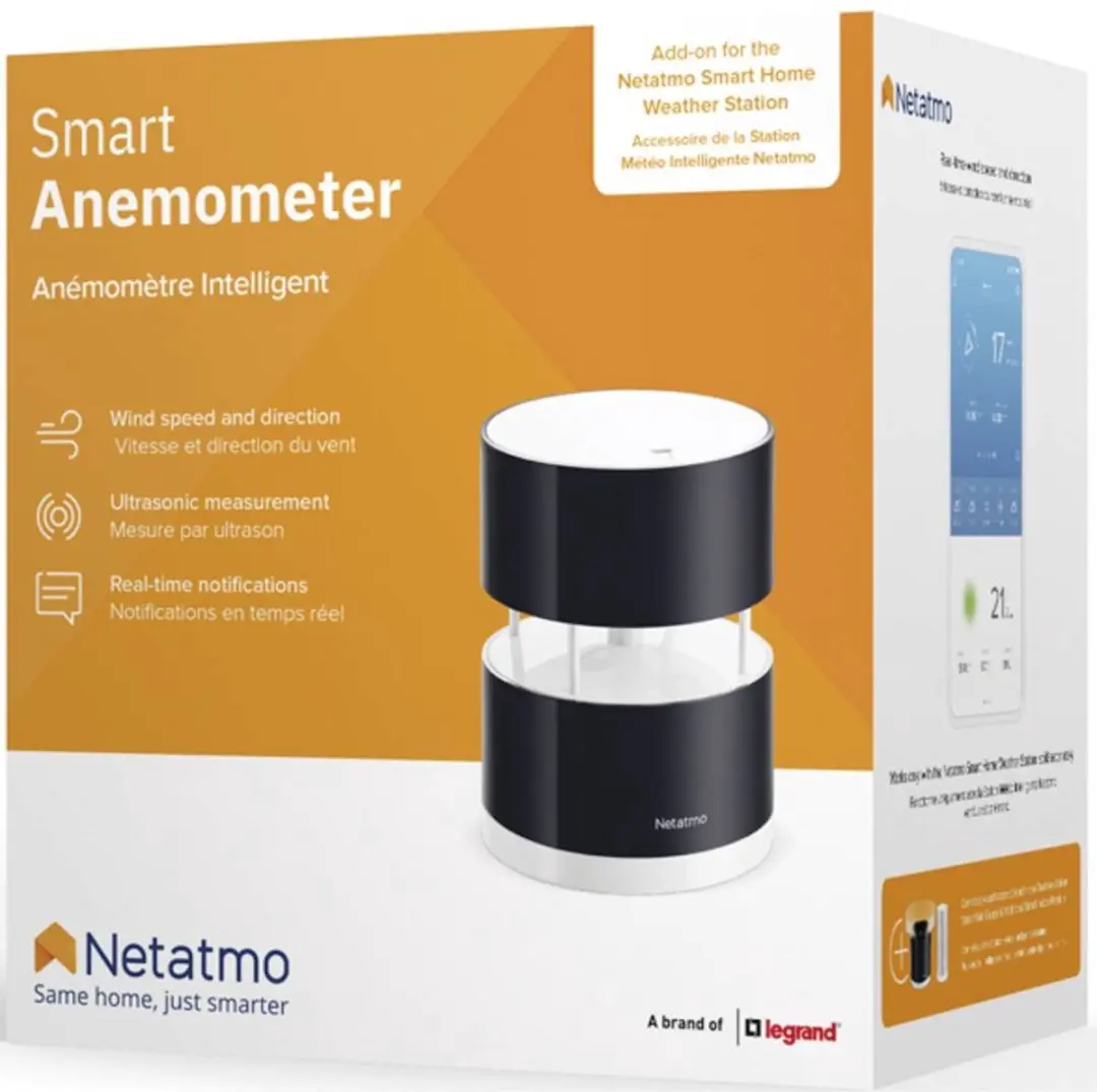 Netatmo Slimme Windmeter - Zwart