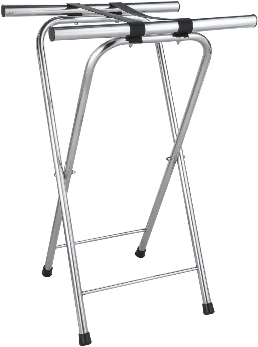 HENDI Uitklapbaar Dienbladstandaard 520x410x800mm - Roestvrij Staal