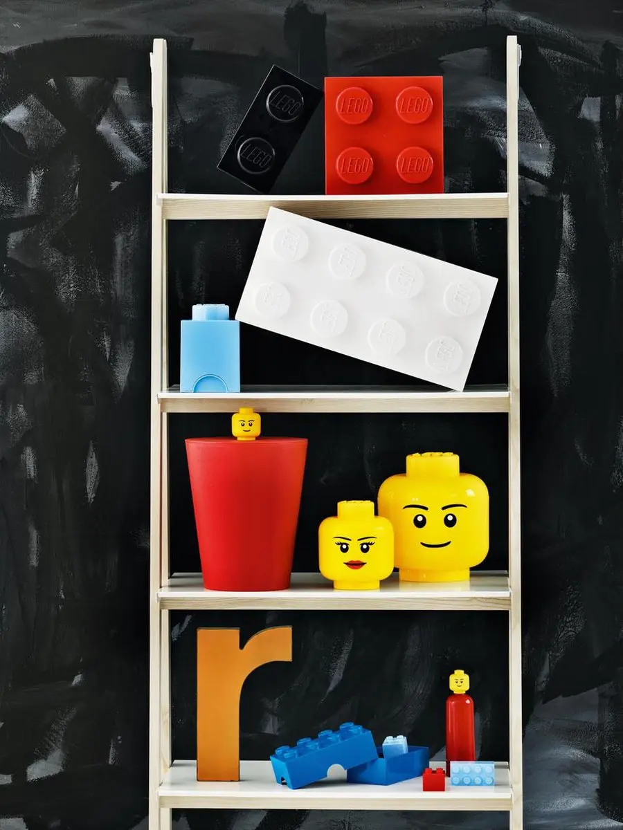 Lego Opbergbox Head S Pumpkin Oranje