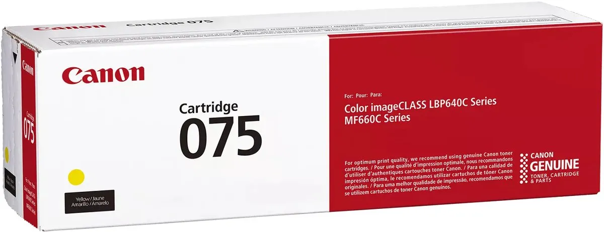 Canon 075 Geel Tonercartridge 1300 Pagina's - 6362C002