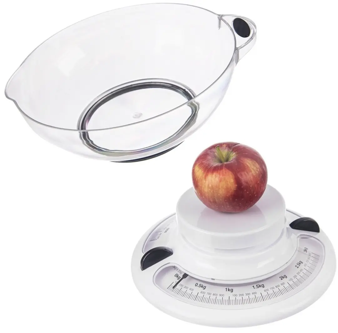 Orion Mechanische Keukenweegschaal 3kg - Wit - afbeelding 3 van 6