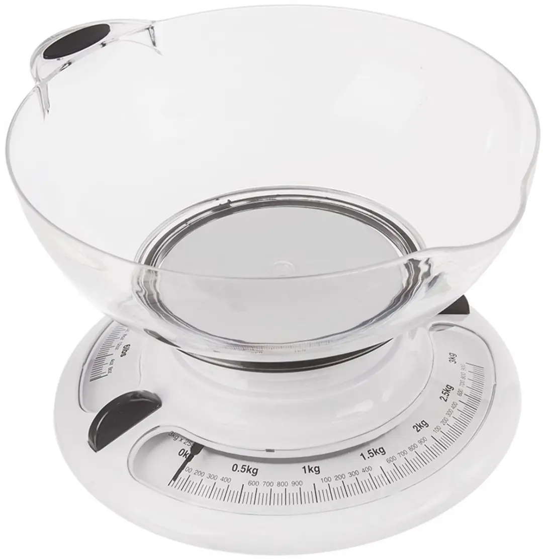 Orion Mechanische Keukenweegschaal 3kg - Wit - afbeelding 5 van 6