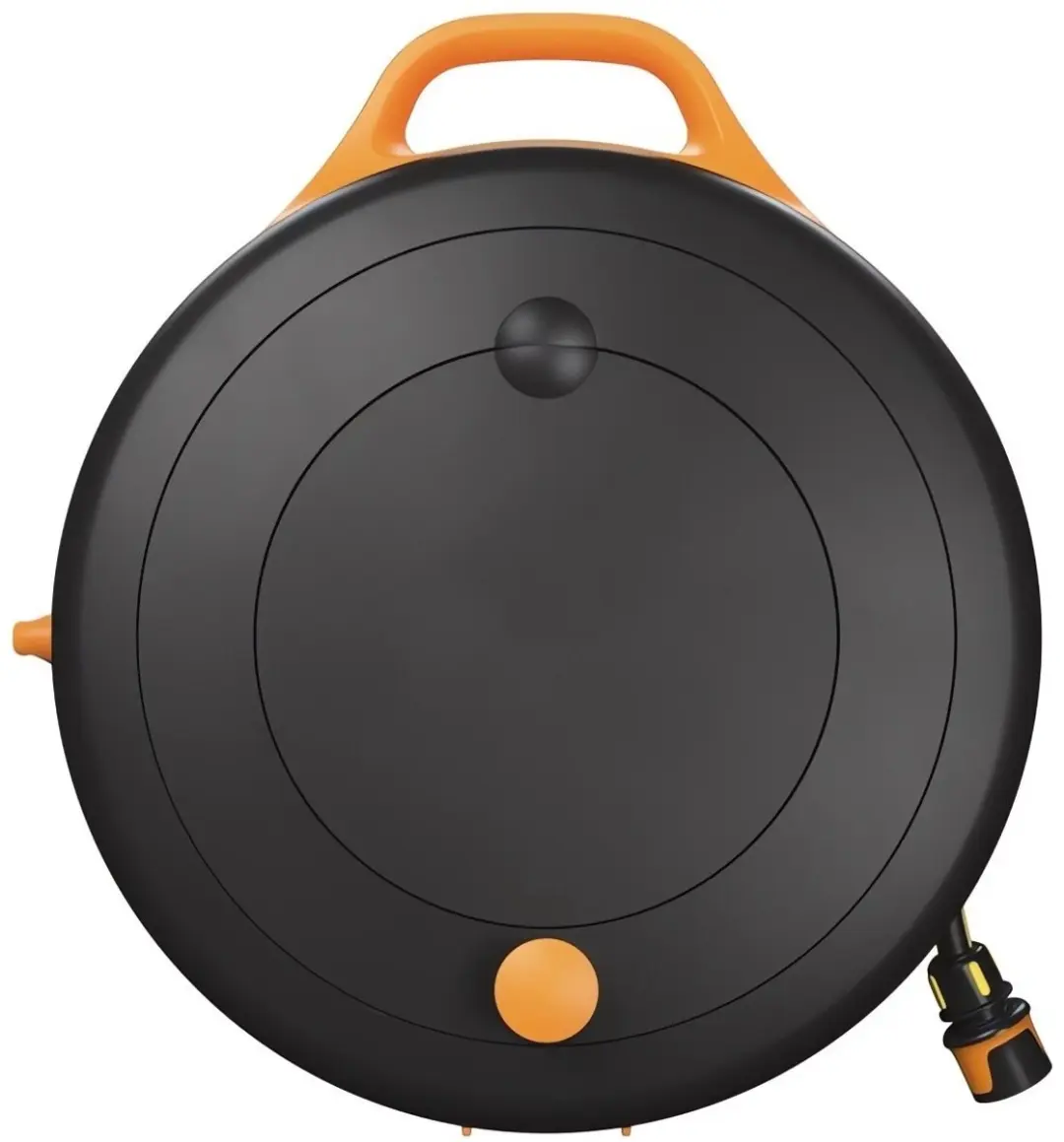 Fiskars Comfort Waterwheel Slanghaspel 9mm 15m - Zwart/Oranje